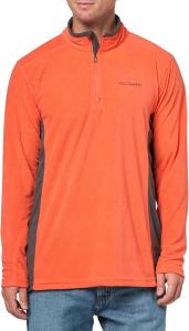Columbia Men's Klamath Range II Half Zip, Zing/Shark
