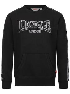 LONSDALE Свитшот 'Kirklinton' в черном цвете