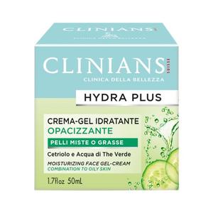 Hydra - plus увлажняющий матирующий увлажняющий гель или крем для лица Clinians, 50 мл