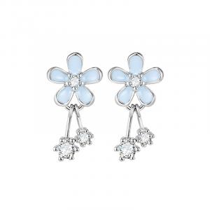 DAISY BEAUTY Серьги-гвоздики из серебра 925 пробы