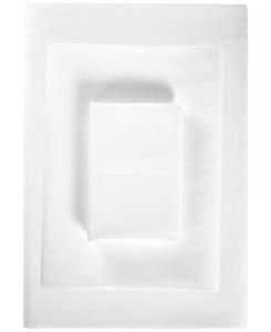 Комплект постельного белья из микрофибры Easy Care, 3 предмета, однотонный, размер Twin Macy's, белый