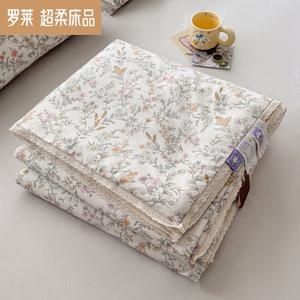 LUOLAI HOME Комплект постельного белья из 4 предметов, простыня на резинке 200x230 см, летний