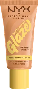 Тональный крем NYX PROFESSIONAL MAKEUP Foundation Buttermelt Glaze mit LSF 30, 02 Vanilla Bean Butta, 30 ml