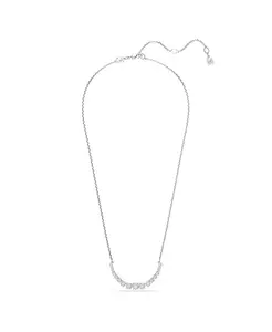 Матричный градиент круглой огранки с белым родиевым покрытием Swarovski, white