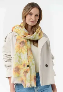 Шарф с цветочным рисунком Fraas, Sunflower Yellow