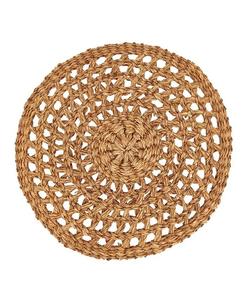 Набор подставок для столовых приборов из морских водорослей в деревенском стиле размером 4,15 x 15 дюймов Saro Lifestyle, коричневый