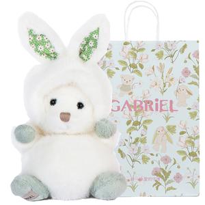 Медвежья кроличья шапка плюшевая кукла медведя высотой 15 см GABRIEL