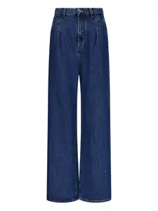 Широкие джинсы со складками LouLou de Saison, синий