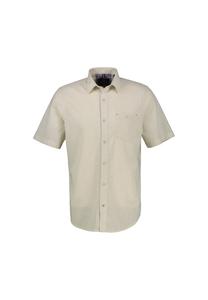 Рубашка с коротким рукавом с добавлением льна однотонная Lerros, белый