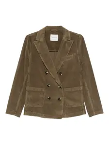 Двубортный пиджак TRUE AVENUE, зеленый