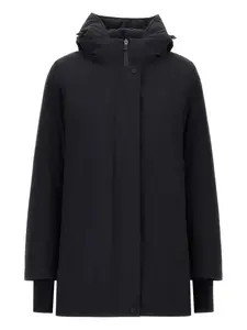 Пуховик с капюшоном Herno, черный