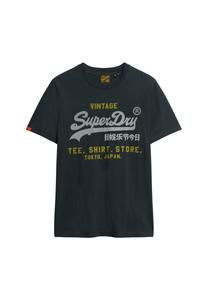 Классическая футболка Superdry Shirt, морской синий