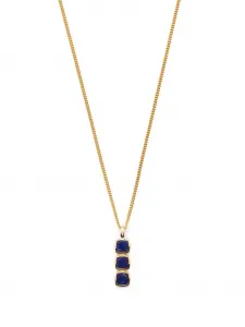 Колье Mini Cushion с лазуритом Tom Wood, золотистый