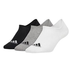 Носки performance invisible socks 3 packs black/white/grey Adidas, серый