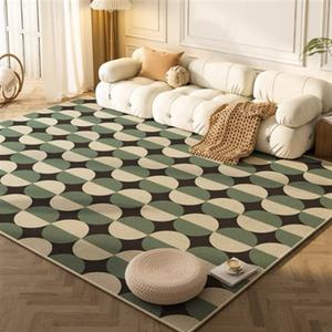 Saint Valentine Ковер 120х160 см для гостиной в стиле wabi-sabi, Nordic Luxury Plus, из толстой искусственной шерсти