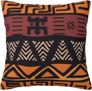 Paruiny Декоративная наволочка африканский этнический мадклас реверсивный пушистый White
