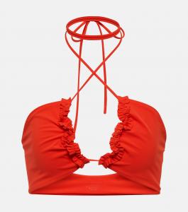 Верх бикини-бандо Magda Butrym, красный