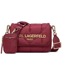 Сумка-мессенджер Voyage KARL LAGERFELD PARIS, фиолетовый