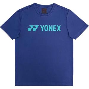 Бадминтонная майка унисекс с круглым вырезом, средней жесткости Yonex, синий