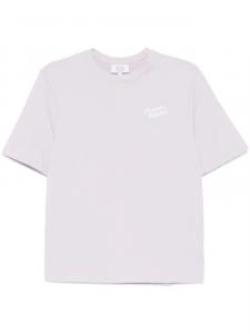 Maison Kitsuné футболка с логотипом, фиолетовый