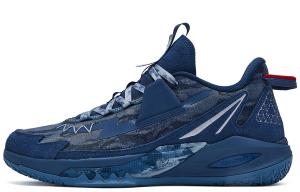 Баскетбольные кроссовки Lightning 9 мужские низкие фото синие Peak