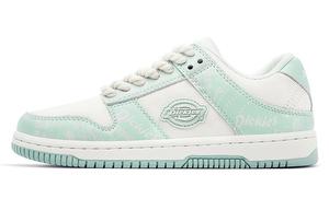Кроссовки Dickies Skateboarding Shoes Unisex Low-top, белый/зеленый