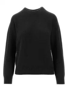 Шерстяной свитер Emporio Armani, черный