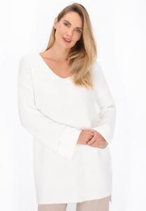 Джемпер usha Jumper, White Melange/White