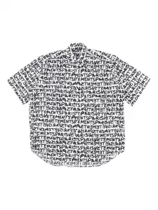 Рубашка из полотенчатой ткани Vetements, белый