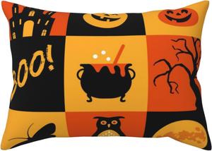 Pevtufa Наволочка с принтом Halloween с застежкой конвертом Halloween
