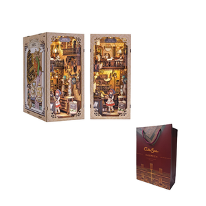 Конструктор "дедушкин антикварный магазин" 349 деталей dc 01 домашняя версия CUTEBEE, grandpa's antique shop + assembly tool kit + dust-proof film