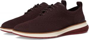 Мужские оксфорды Cole Haan Originalgrand Energyweave Stitchlite Wingtip, шоколадный изюм/бургунди/слоновая кость, 9.5