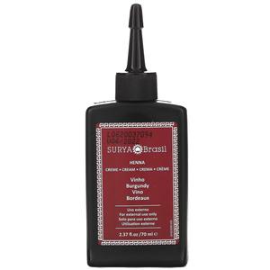 Окрашивание и кондиционер Surya Brasil Henna Cream для волос, бордовый