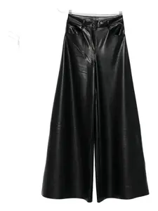 Брюки широкого кроя Norma Kamali, черный