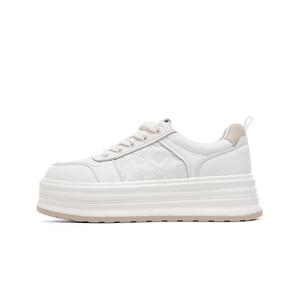 EBLAN Нескользящие низкие кроссовки для скейтбординга, женские, бежево-абрикосового цвета