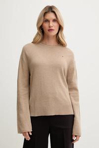 Шерстяной свитер Tommy Hilfiger, бежевый