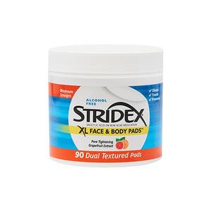 Прокладки с салициловой кислотой Stride для ухода за кожей увлажняющие для всех типов кожи 90 шт/упаковка STRIDEX, body care cotton sheets 90 pcs* 1 box