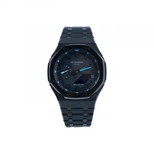 Мужские часы CASIO Liquid Crystal/Analog Dual Display Series черные