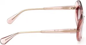 Солнцезащитные очки Max&Co. MO0080 72F, блестящие розовые, размер 52/21/140, женские Max&Co., 72f Shiny Pink