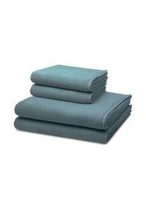 Набор полотенец Ross Sensual Skin, 4 штуки, бирюзовый