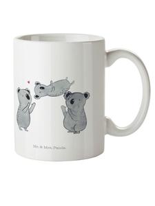 Детская кружка Коалы Праздник без слов в белом цвете Mr. & Mrs. Panda