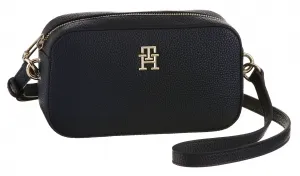 Миниатюрная сумка Tommy Hilfiger "TH EMBLEM CAMERA BAG" с эмблемой TH спереди, синий