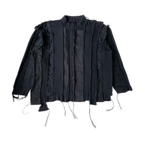 Свитер Craig Green Vintage Craig Green Reworked Panelled Sweater Black, черный