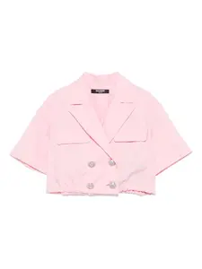 Топ без рукавов Balmain Kids, розовый