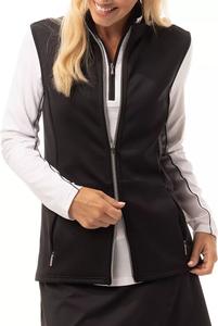 Женский однослойный жилет для гольфа SanSoleil Sol-Layer, черный