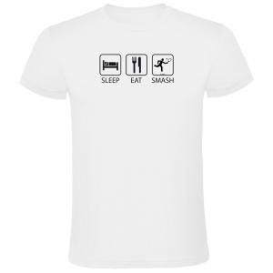 Футболка Kruskis Sleep Eat And Smash, белый