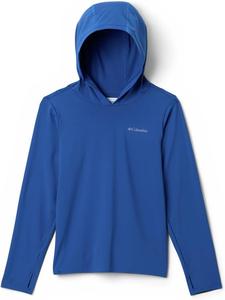 Колумбия Унисекс-Детская толстовка Chill River с капюшоном Columbia, Mountain Blue