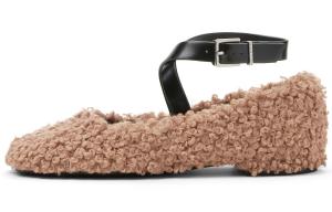 CHARLES&KEITH Маленькие CK повседневные туфли на каблуке 0,5 см женские верблюжий, цвет Camel Camel