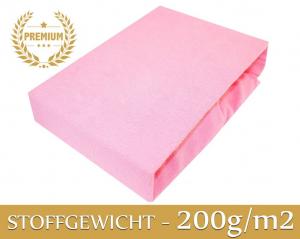 Простынь махровая на резинке простыня 90х160 см розовый ПРЕМИУМ Timex-Pol