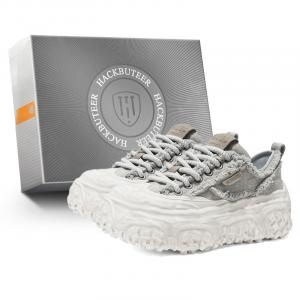 Низкие повседневные туфли мужские. Коробка в комплекте HACKBUTEER, Gray